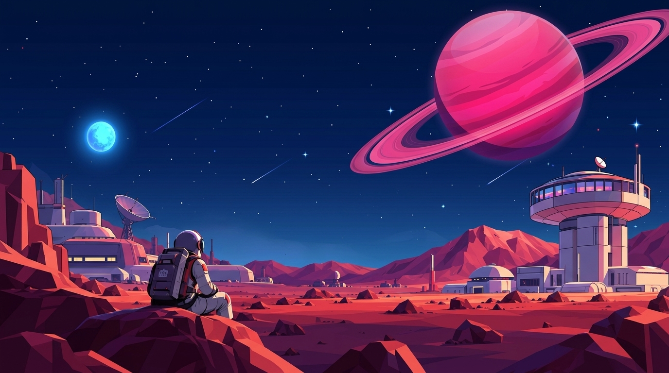 Space Colony Landscape